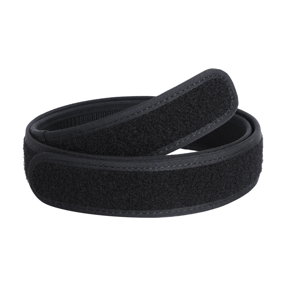 KRYDEX Tactics Buckleless Inner Liner Belt 1.5 Inch Nylon Loop Liner Inner Loopback Belt For Hunting Shooting Outer Belt S - XXL