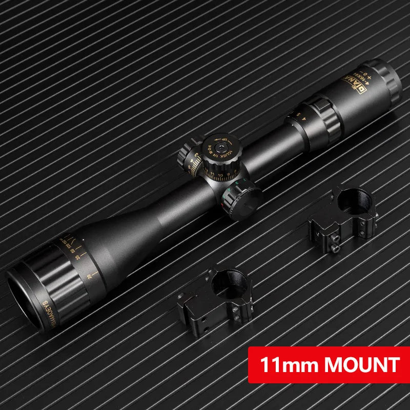 DIANA 4-16x44 Tactical Riflescope Optic Sight Green Red Illuminated Hunting Scopes Rifle Scope Sniper Airsoft Air Gun S