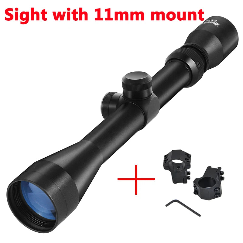 3-9X40 Hunting Deer Air Scope Wire Rangefinder Reticle Crossbow Mil Dot Reticle Scopes Optical Sights
