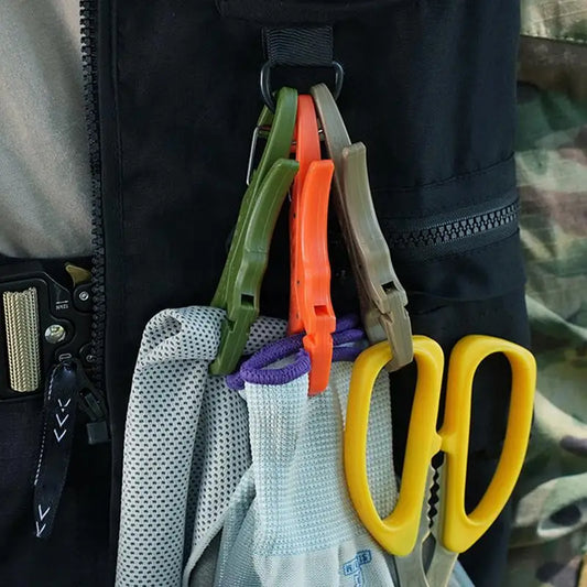 Mitten Clip Fishing Gripper Mitten Clip Outdoor Multi-Functional Fishing Gripper Large Opening Carabiner Fishing Pliers Fish
