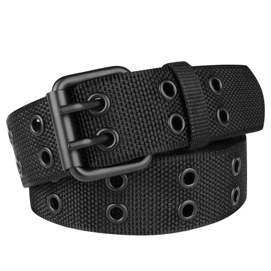 New Men Breathable Nylon Fabric Belt outdoor sport Belt Pin Buckle Trousers Jeans Belt