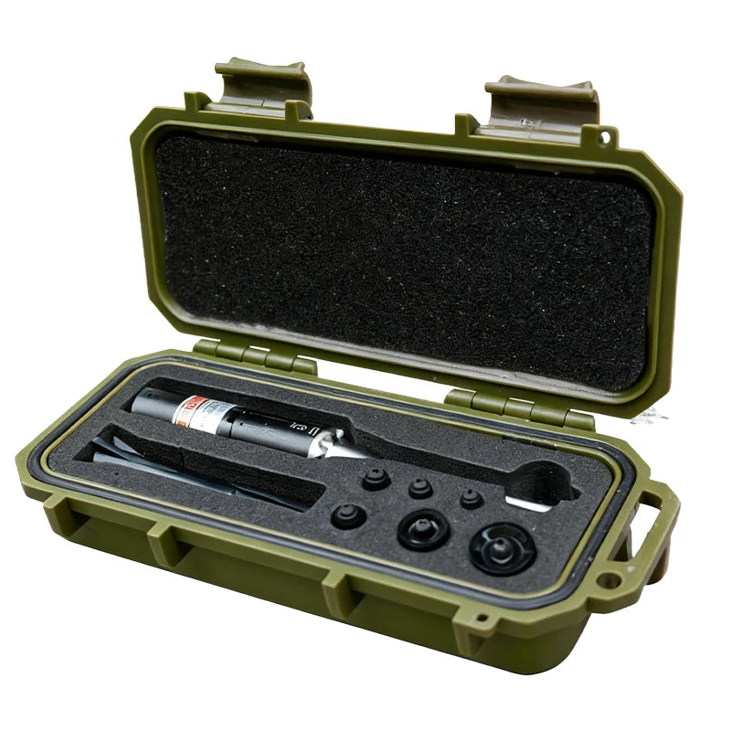 Green Red Laser Aiming Kit, For Rifle Pistol Universal Caliber - Equipped with 6 Paddle Switches and Flashing Mode Function