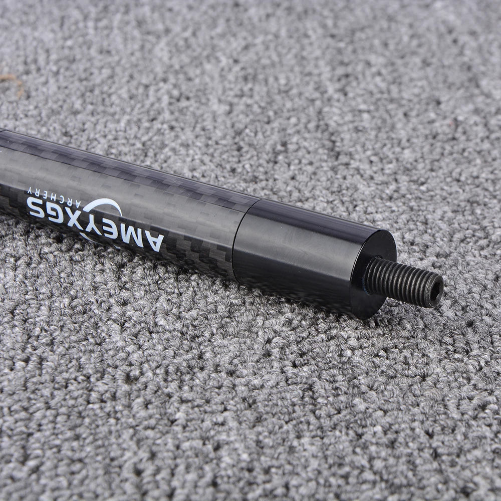 Shooting Hunting Bow Balance Bar 6/8/10/12 Inch CNC Stabilizer Carbon Rod for Archery Compound Recurve Bow Stabilizer Accessory