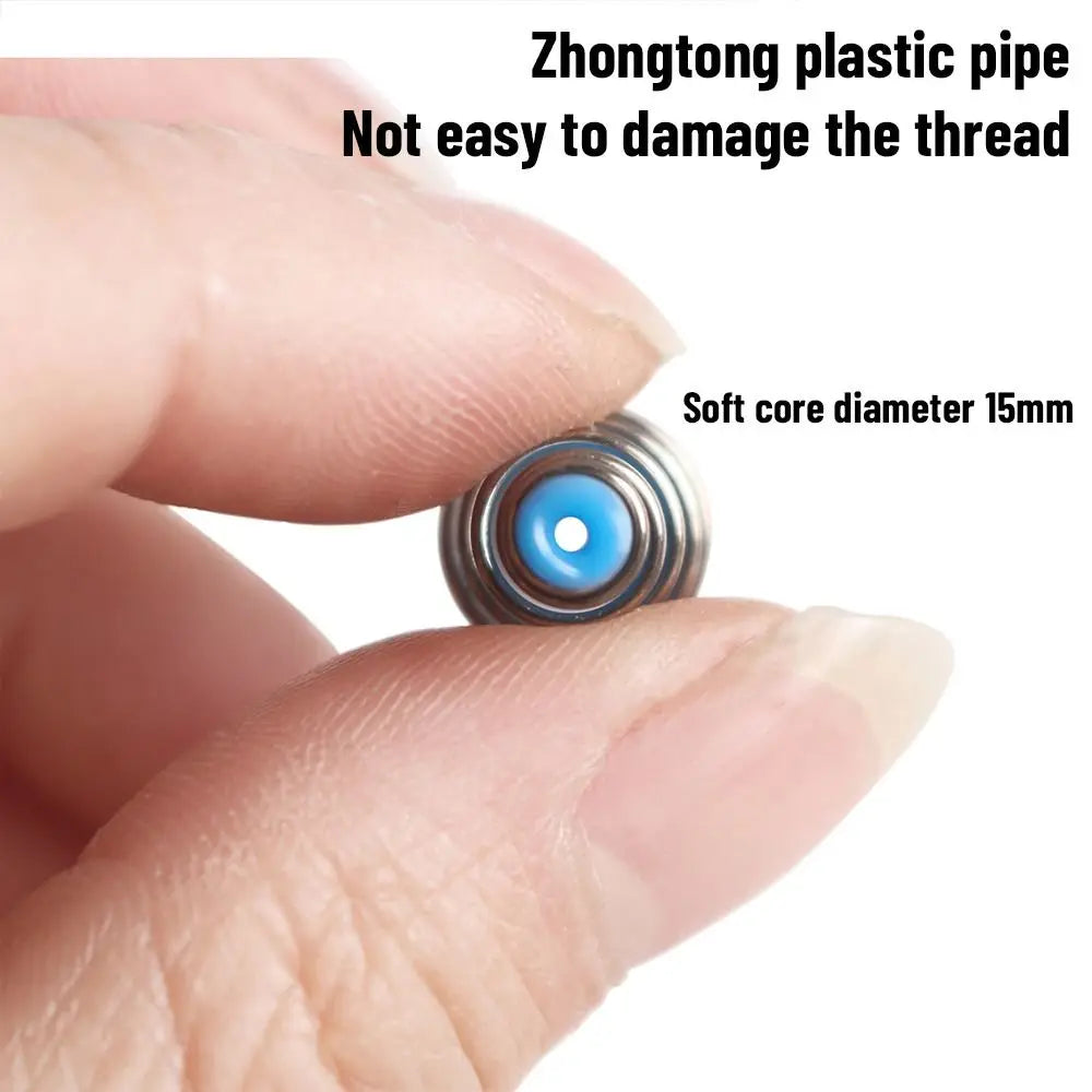 30pcs/Set Fishing Bait Spring Lure Inline Hanging Tackle Stainless Steel Feeder