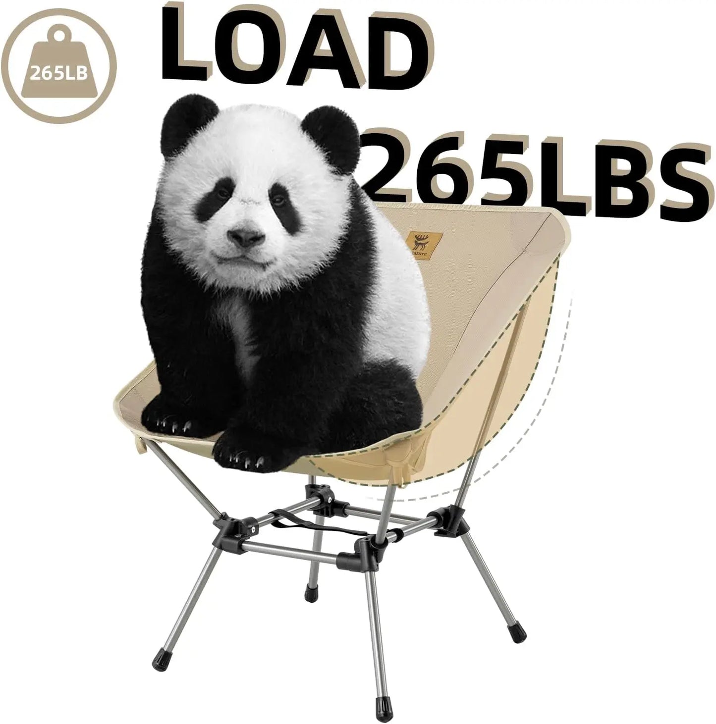Backpacking Chair Portable Folding Camp Chair Compact Foldable Chairs Ultra Lightweight Outdoor Balcony/Garden/Travel/Pa