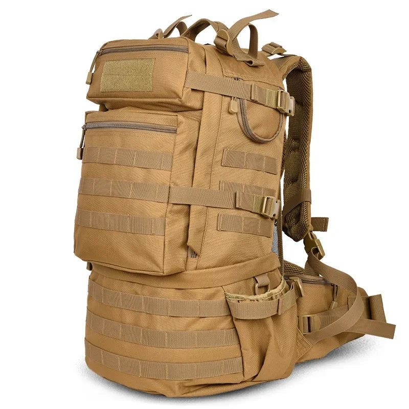 50L 1000D Nylon Tactical Backpack Outdoor Rucksacks Tactical Sports Camping Hiking Trekking Hunting Bag Backpack With Frame