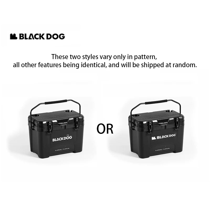 Blackdog Outdoor 26L Large Space Camping Insulated Box Refrigerator Portable Outdoor Camping Ice Block Insulated Car Ice Bucket