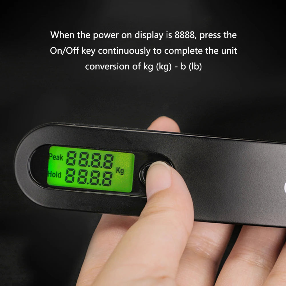 Electric Digital Dynamometer Device LED Display Electric Digital Bow Scale Measuring Instrument Test Tool Archery Accressories