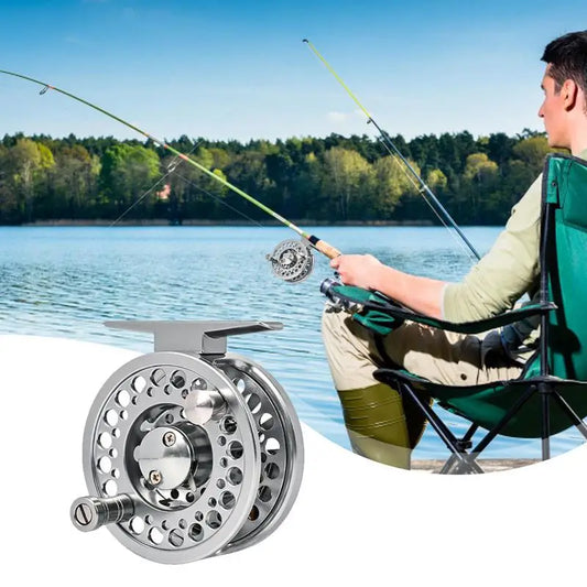 Fly Fishing Reel Saltwater Fishing Reel Fishing Gear Aluminum Alloy Reel For Freshwater Lake Stream Pond Fishing Fly Fishing