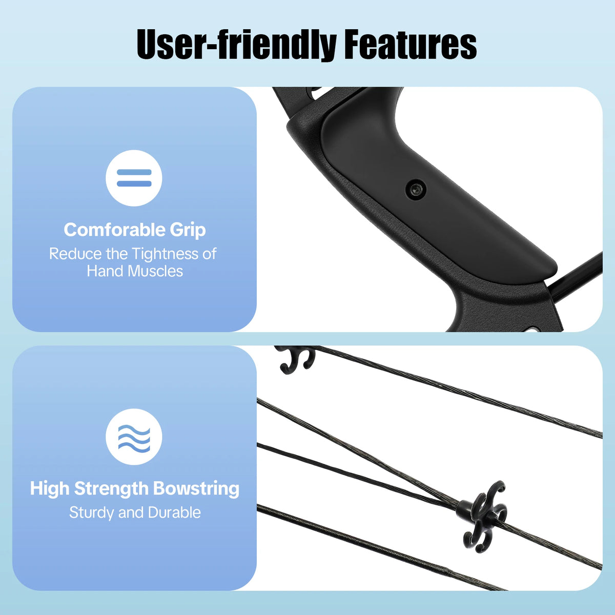 Compound Bow Arrow Set 30-55lb Adjustable Draw Length 24-29.5" for Adults Right Hand,3-Pin Sight Archery Hunting Bow w/12 Arrows