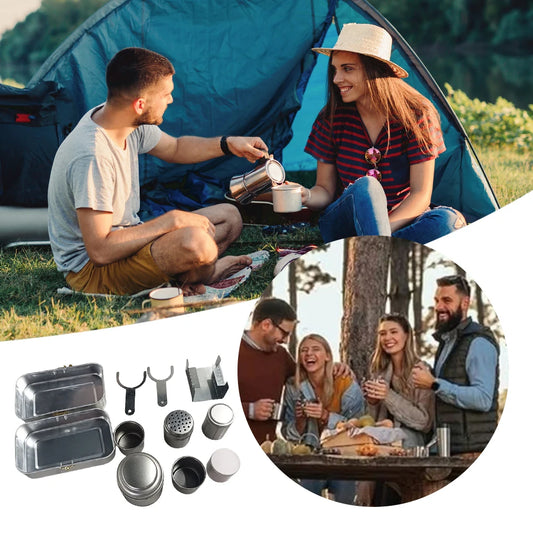 Camping Cups Set Collectible Ornament Backpacking Coffee Kit Pour Over Coffee Kit for Camping Trips Travel Ceremony Kitchen