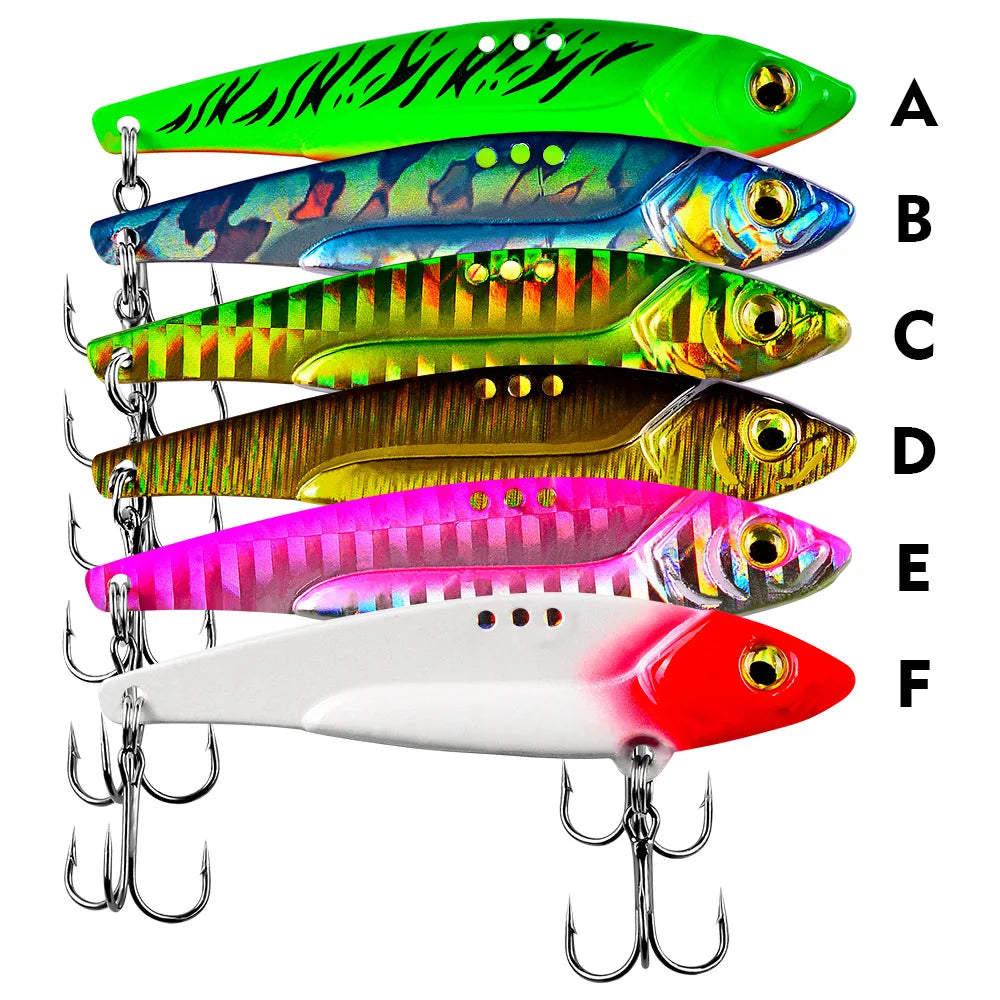 Laser vibration tease VIB Luya bait, freshwater sea fishing simulation bait, tapered profile, high reflection, fine workmanship bait body