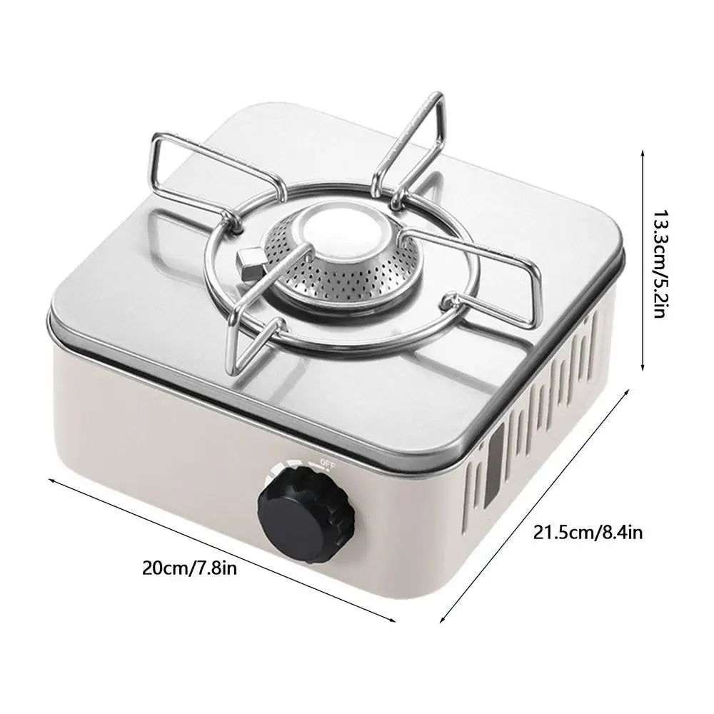 Cassette Furnace Outdoor Portable Gas Stove Travel Camping Picnic Fondue Cassette Furnace Mini Burner BBQ Barbecue Hiking