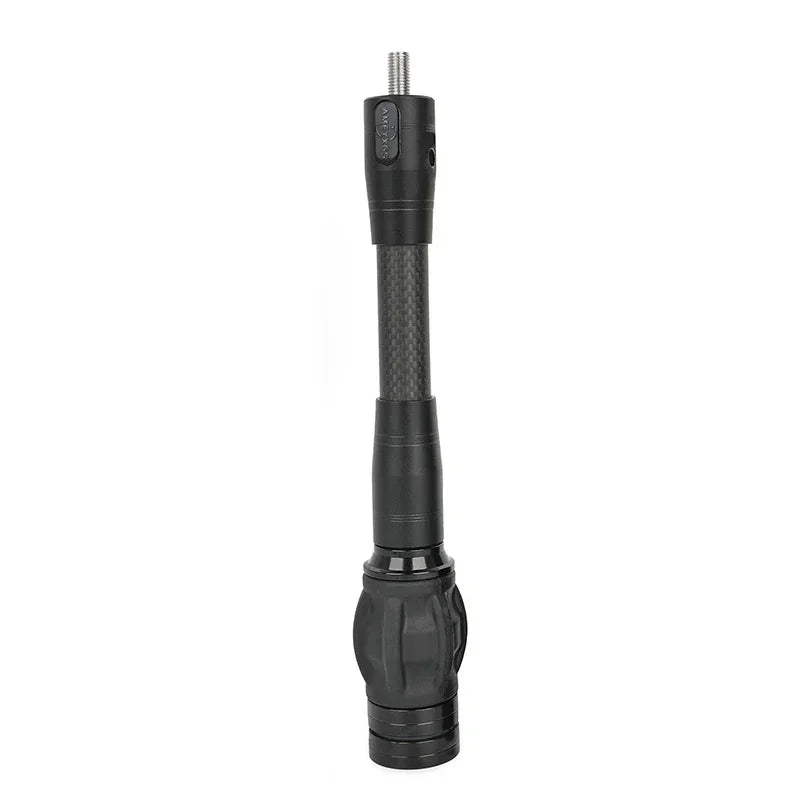 Archery Bow Stabilizer 3k Carbon Fibre Shock Absorber Damp Balance Rod 6/8/10/12/15 Inch for Bow Hunting Shooting Sports
