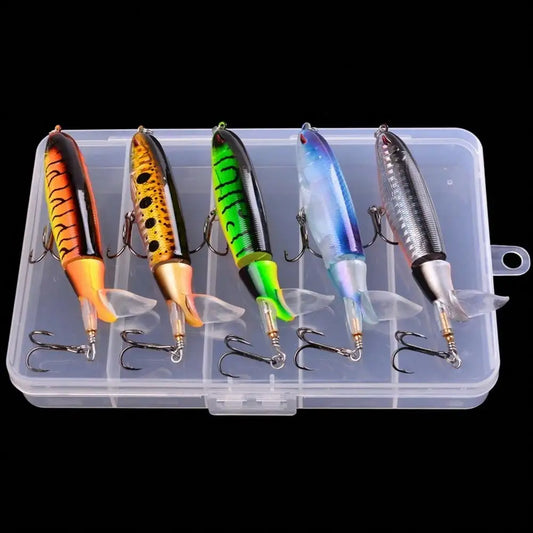 Top Water Pencil Wobblers Popper Lure Carp Fishing Lure Isca Artificial Hard Bait Pesca