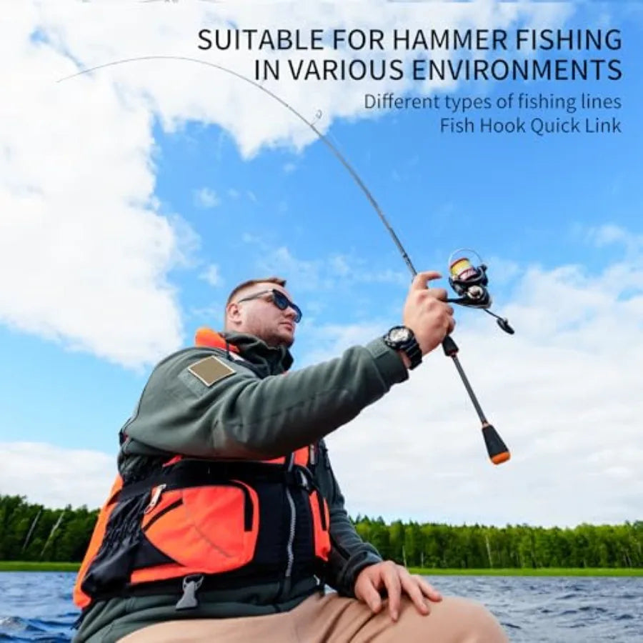 300PCS Fishing Hooks 18 Sizes High-Carbon Steel Barbed Fish Hooks with Holes Fishing Gear with Storage Box Suitable for Fishing