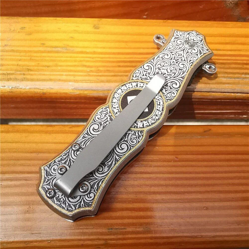 High-quality Folding Outdoor Combat High-hardness Tactical Hunting Knife