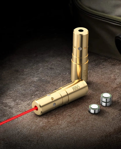 CVLIFE Bore Sight 9mm/223 5.56mm Red Laser Boresighter with 4 Sets of Batteries