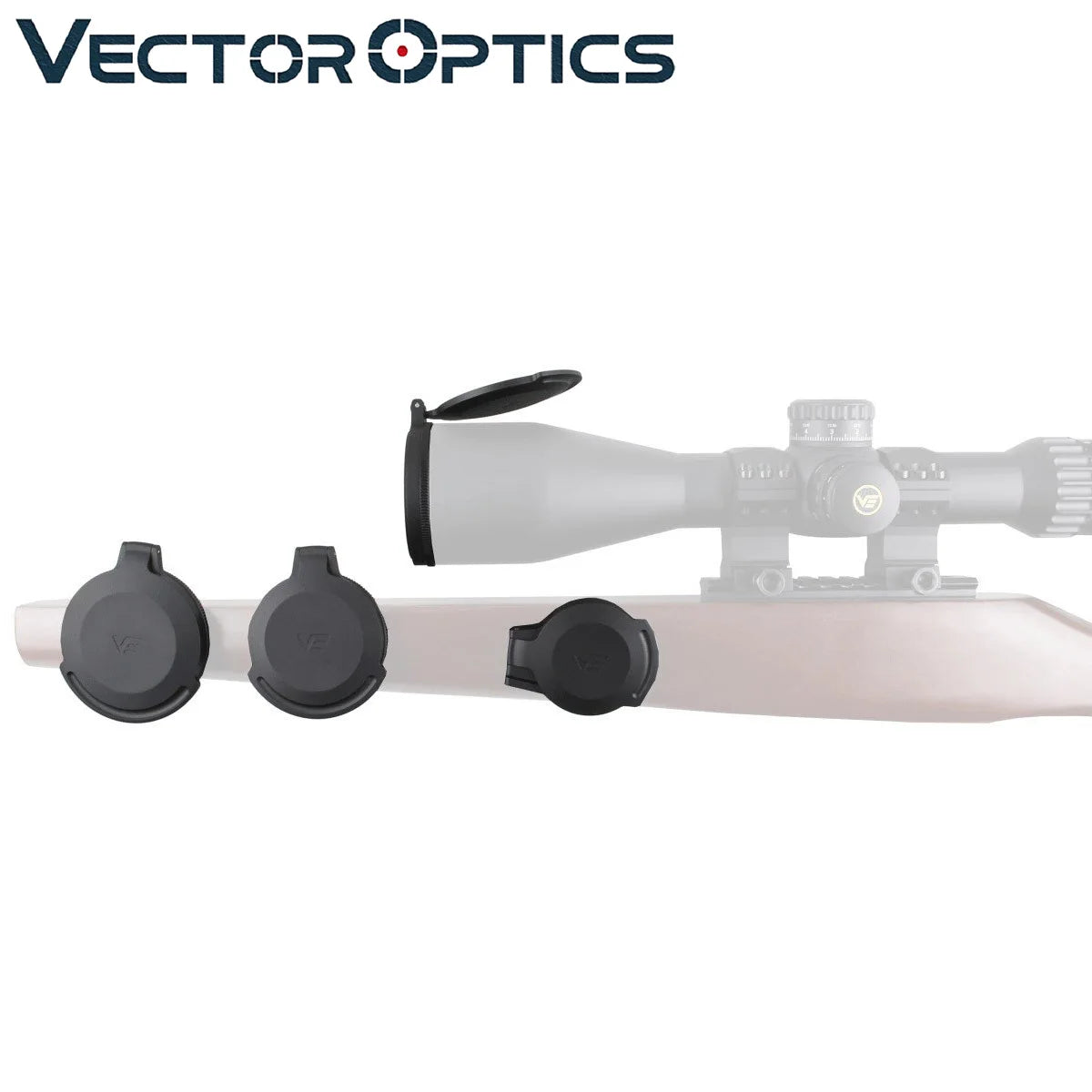 Vector Optics Continental Riflescope Objective Lens Aluminum Alloy Protection For 50/56mm Objective Lens 3-18X50/4-24X56/5-30X56