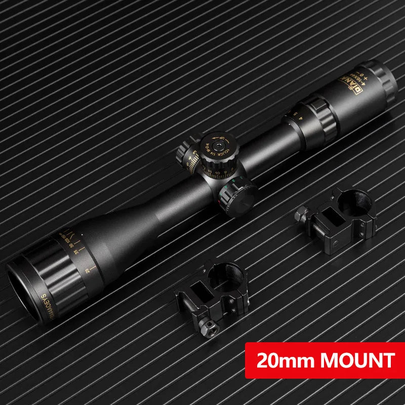 DIANA 4-16x44 Tactical Riflescope Optic Sight Green Red Illuminated Hunting Scopes Rifle Scope Sniper Airsoft Air Gun S