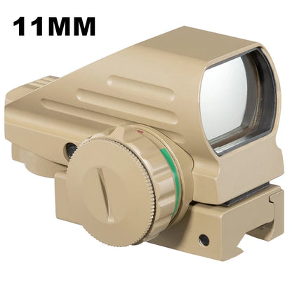 Red Dot Sight Scope Tactical Reflex Riflescope Reticle Holographic Projected Sight Hunting 20mm Rail Mount 1MOA