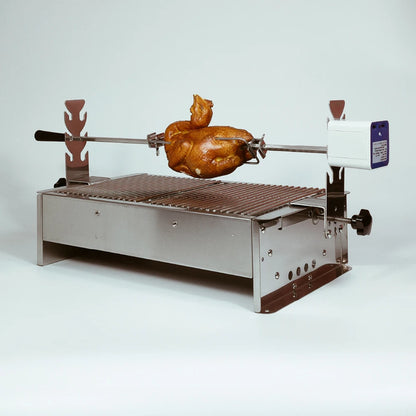 Rotisserie Kit Universal Replacement 5078 Quick Install Portable Spit Grill Outdoor Camping BBQ Three Heights Adjustable Length