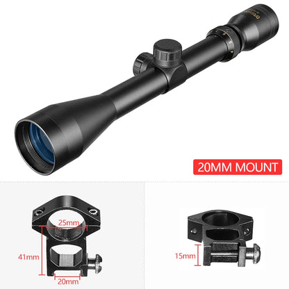 VOMZ 3-9X40 Scope Wire Rangefinder Reticle Hunting Deer Air Rifle   Crossbow Mil Dot Reticle Riflescope Tactical Optical Sights