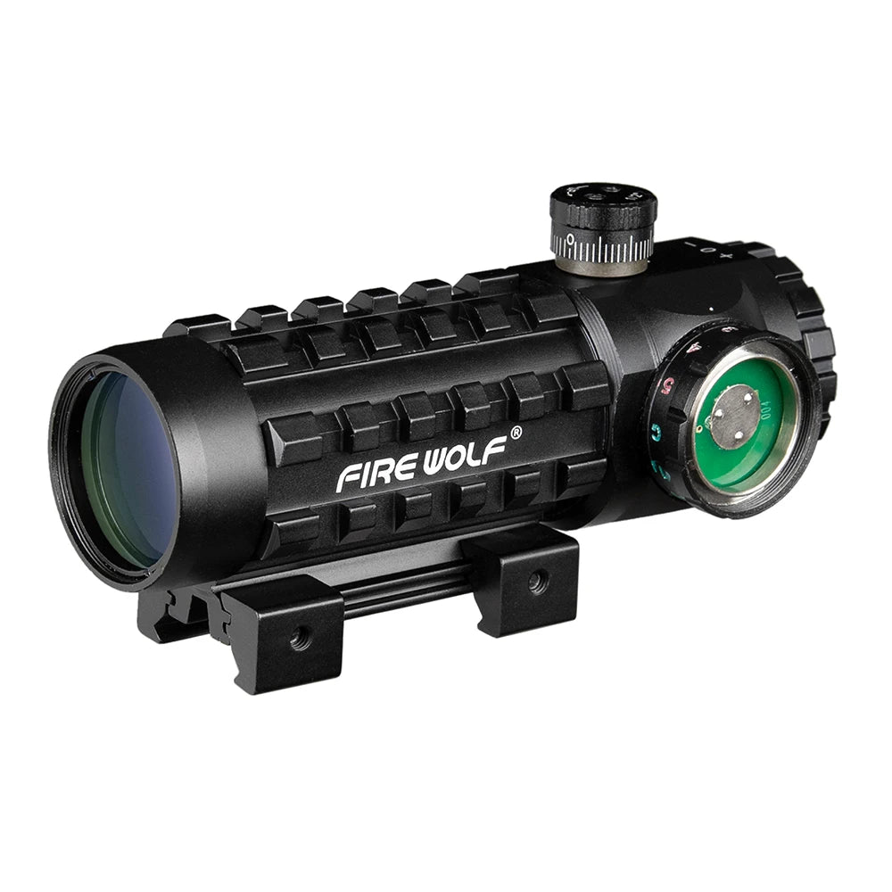 3X28 Green Red Dot Cross Sight Scope Tactical Optics Riflescope Fit 11/20mm Rail Rifle Scopes for Hunting