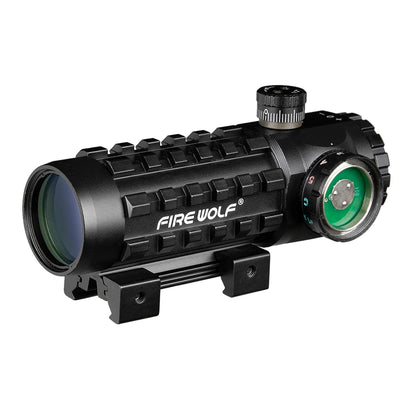 3X28 Green Red Dot Cross Sight Scope Tactical Optics Riflescope Fit 11/20mm Rail Rifle Scopes for Hunting