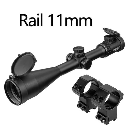 Tactical 8-32X56 E Air Rifle Optics Red Dot Green Sniper Scope Compact Riflescopes Hunting Scopes With 20mm/11mm Rail Mounts