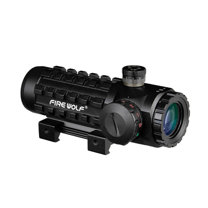 3X28 Green Red Dot Cross Sight Scope Tactical Optics Riflescope Fit 11/20mm Rail Rifle Scopes for Hunting