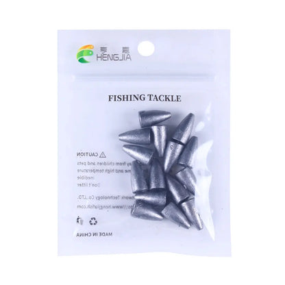 Bullet Shape Texas Rig Metal Sinker 1.75G -21G Fishing Weight Sinker Fishing Accessories All For Fishing