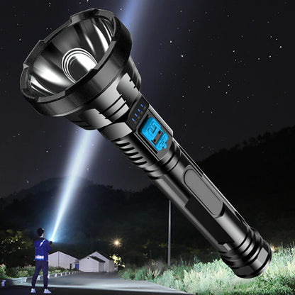 LED Camping Lamp Multifunctional Waterproof Portable Lantern USB Charging Emergency Flashlight Power Display Outdoor Accessories