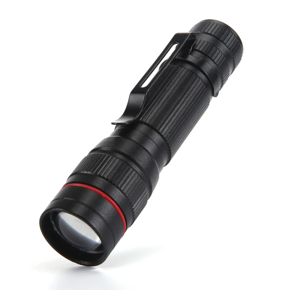 Portable USB Rechargeable LED Flashlight Waterproof Mini Super Bright Light for Outdoor Hunting Hiking Fishing Flash Light
