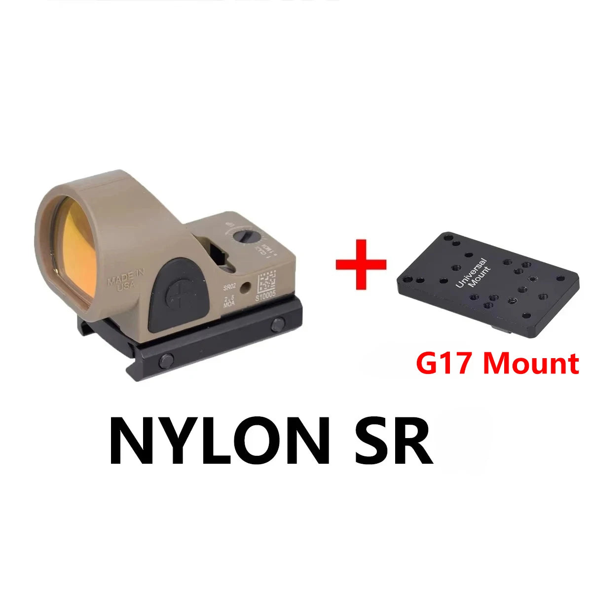 SR RM Mini Red Dot Sight Collimator Scope For Glock 17 Rear Sight Mount Hunting Optics Holographic Hot 20mm Rail Scope