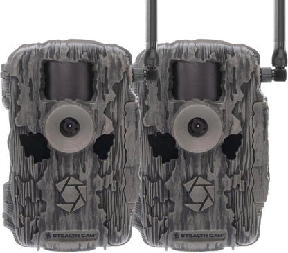 Dual Sim 36MP 720P HD 0.4s Trigger Wireless Hunting Trail Camera 2-Pack