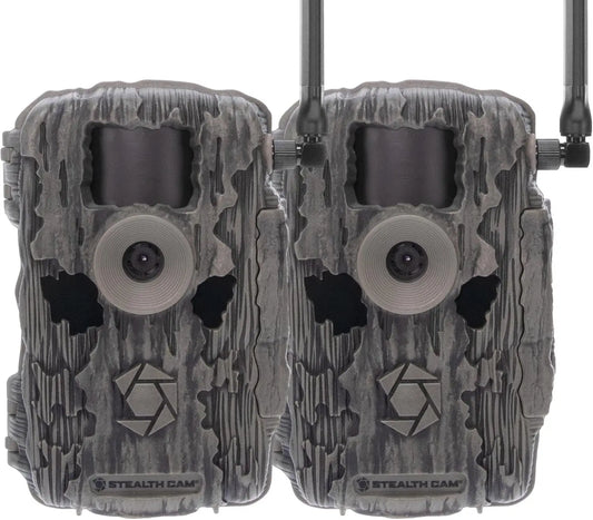 Dual Sim 36MP 720P HD 0.4s Trigger Wireless Hunting Trail Camera 2-Pack