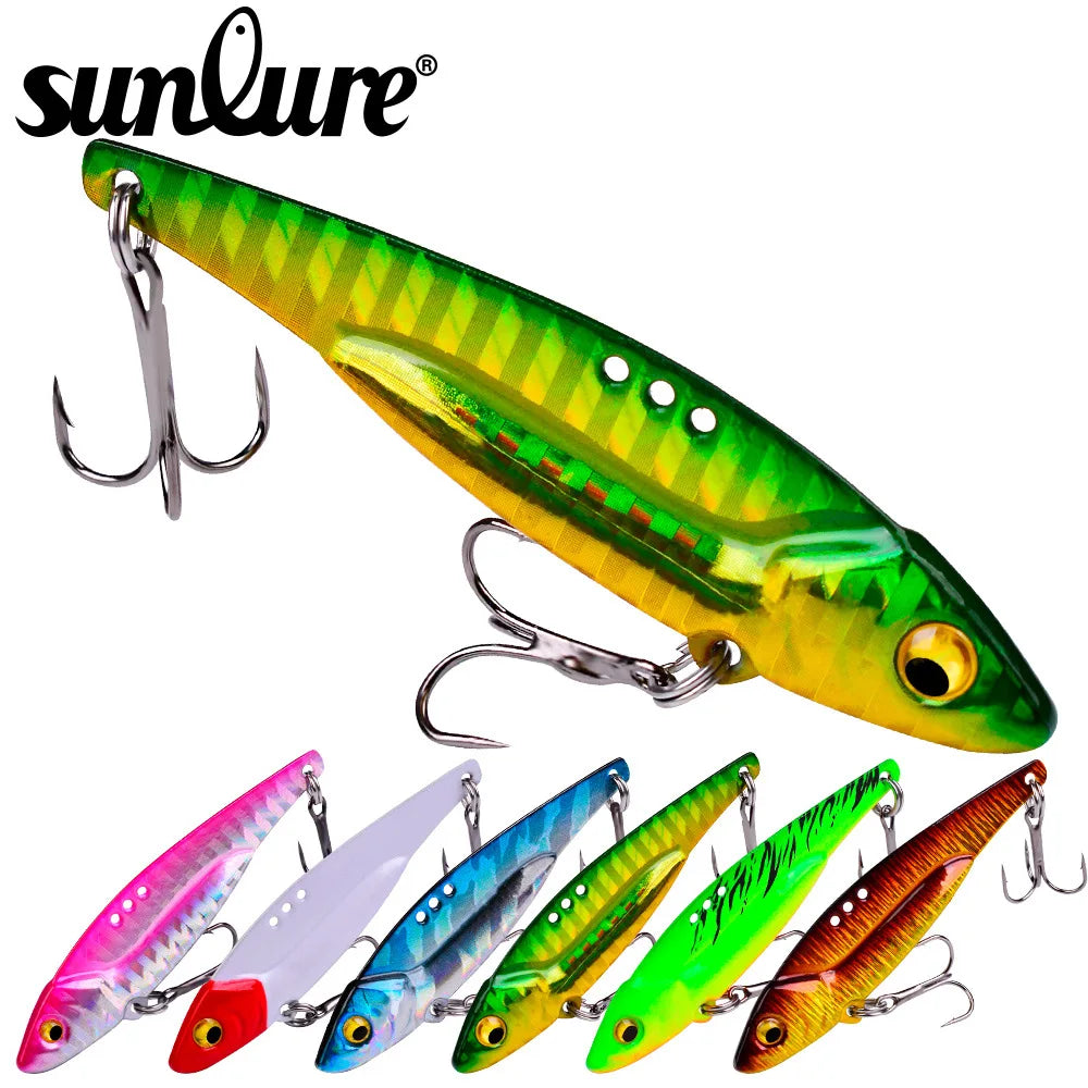 Laser vibration tease VIB Luya bait, freshwater sea fishing simulation bait, tapered profile, high reflection, fine workmanship bait body