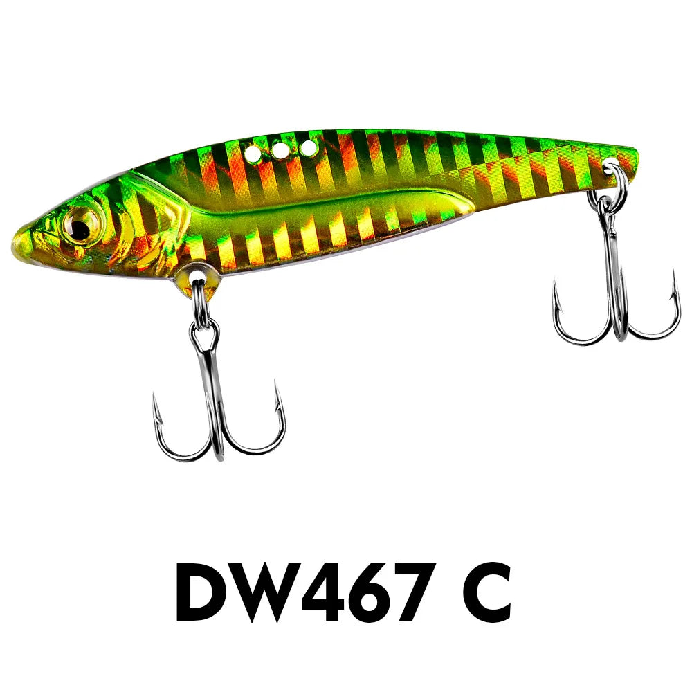 Laser vibration tease VIB Luya bait, freshwater sea fishing simulation bait, tapered profile, high reflection, fine workmanship bait body