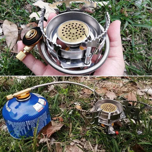 Compact Camping Stove Foldable Stove Ultra Light Windproof Stove Lightweight Camping Burner Cooking Stove For Outdoor