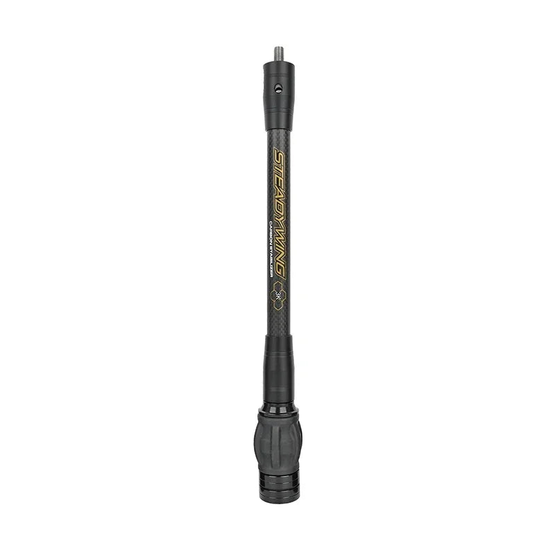 Archery Bow Stabilizer 3k Carbon Fibre Shock Absorber Damp Balance Rod 6/8/10/12/15 Inch for Bow Hunting Shooting Sports