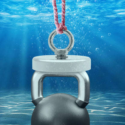 300kg/661 Lbs Fishing Magnet, Heavy Duty Magnet, Powerful Fishing Magnet for Lake, River, And Beach Exploration. ﻿