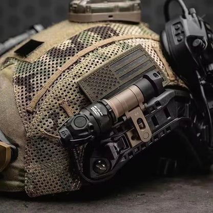 Tactical KIJI K10 IR Light Aluminum CNC IR 850nm Illumination Hunting Scout Light K10 IR/LED Flashlight Fit MICH2000 ARC Helmet