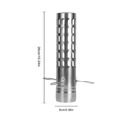 Camping Tent Stove Chimney Parts Portable Firewood Stove Accessories Chimney Tube Stainless Steel Spark Arrestor Cap Pipe