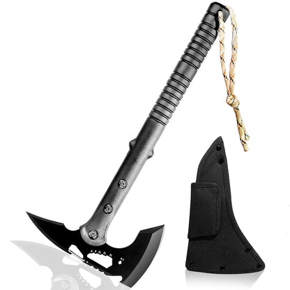 Multifunctional Outdoor Camping Hand Hatchet Two Styles Portable Wood Cutting Tool with Storage Sheath Backpacking Hiking Household Log Splitting Utility Tool Gift for Outdoor Enthusiasts