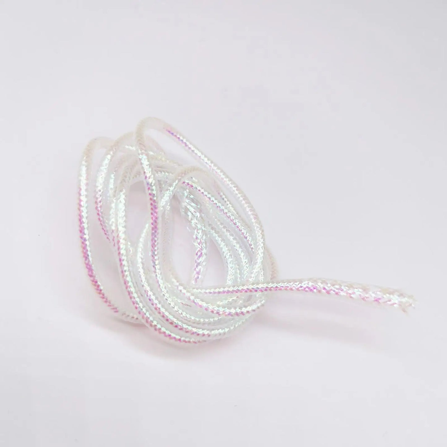 Round Pearl Mylar Braided Tubing Nylon Fly Tying Tool Fishing Materials Mesh for Freshwater Streamers 2mm 4mm 6mm