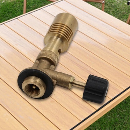 Brass Bunsen Burner Portable Flame Butan Gas Burner Laboratory Burner Gas Burner Head for Outdoor Camping/Picnic/BBQ