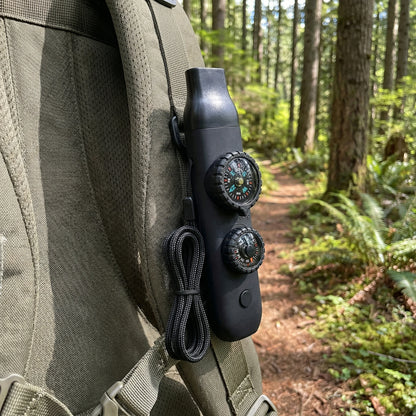 Emergency Survival Safety Whistle，Whistle for Kids with Lanyard,Compass,Thermometer,Ideal for Kayaking, Boating, Hiking, Camping