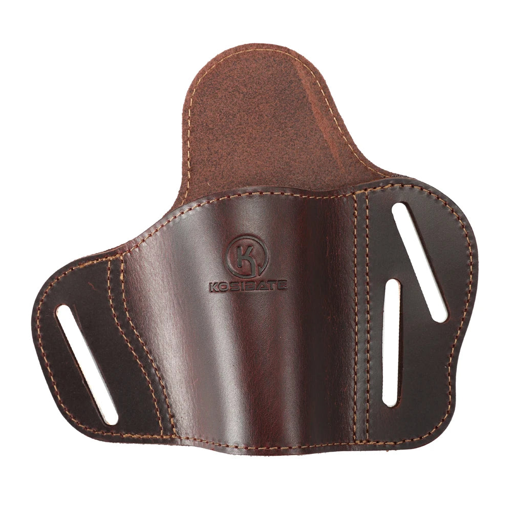 Hunting Genuine Leather Holster OWB Real Leather Belt Holster 1911 Holster OWB, Leather Concealed Holster