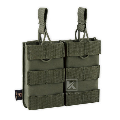 KRYDEX Tactical Magazine Pouch Single/Double/Triple Open-Top MOLLE Strap Holder Mag Pouch for 5.56mm M4 M16 Hunting Accessories